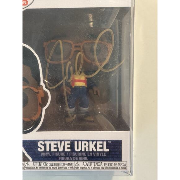 Signed Funko Pop TV Steve Urkel 1380 Autographed Gold Autograph - Picture 2 of 8